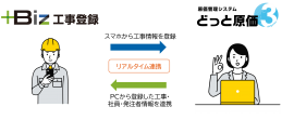 ＋Biz工事登録イメージ図