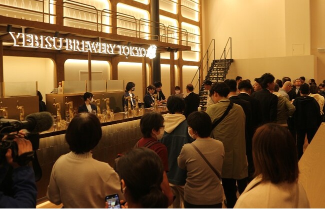 開業から1か月を待たず来場者数3万5千人突破！ヱビスの新体験拠点「YEBISU BREWERY TOKYO」