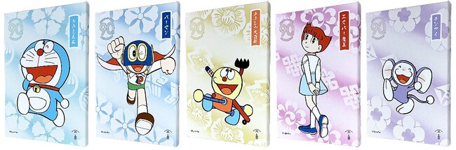 藤子・F・不二雄生誕90周年を祝い『ドラえもん』『パーマン』『キテレツ大百科』『エスパー魔美』『チンプイ』の浮世絵が新登場！人気キャラクターたちが歌川国貞「千両役者揃い絵」をモチーフに色彩豊かに勢揃い
