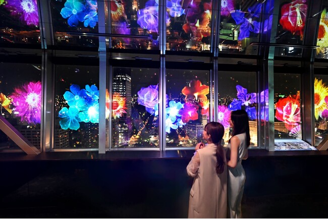 名古屋の夜景×ネイキッドのマッピングショー初夏バージョンにリニューアル