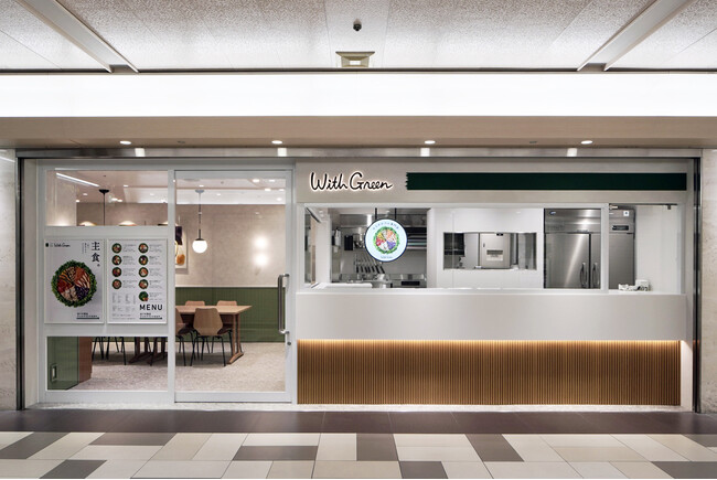 名古屋3店舗目　サラダボウル専門店『WithGreen』地下街 ユニモールに　2024年4月24日オープン　オープン日は5～6月限定のトッピングをプレゼント