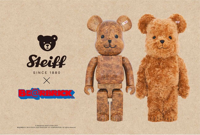 Steiff BE@RBRICK 70PB 1000%