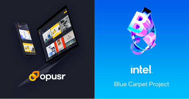 次世代クリエイターの創作活動をサポートするプロジェクト「インテル Blue Carpet Project」のパートナー企業にオプサーが参画します。