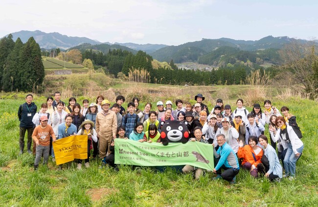 ロクシタン熊本県山都町植樹イベント豊かな生態系を育む森づくりに貢献するバスツアー