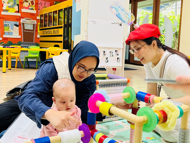 【海外初開催！】ピープル赤ちゃん研究所が、スターチャイルドインドネシア園にて「赤ちゃん観察ワークショップ」を行いました！