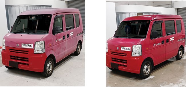 日本中の郵便局の集配車が“赤く蘇る”　フレッシュキーパーを全国で約8,000台に施工完了！