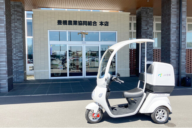 (株)ブレイズのEVデリバリーが、豊橋農業協同組合に導入されました。