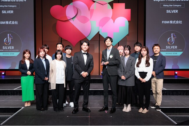 FISM、TikTok for Business Japan Awards 2024にて「Rising Star Category」Silver Awardを受賞