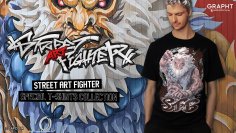 GRAPHT、「ストリートファイター6」をテーマとしたミューラルアート(壁画)を手刷りで再現したTシャツをリリース　4月25日(木)より受注受付開始