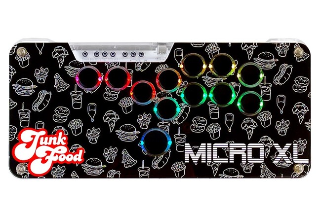 膝置きプレイスタイルに最適な JunkFood Custom Arcadesの「SnackBox MICRO XL」レバーレスコントローラーを発売