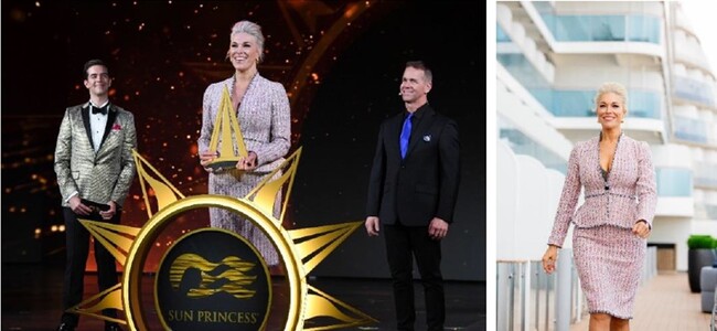 プリンセス・クルーズ、新造船「サン・プリンセス」の命名式をスペイン・バルセロナにて開催