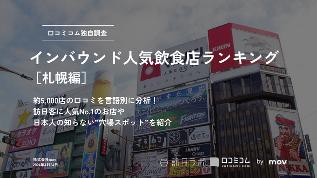 【独自調査】外国人に人気の飲食店ランキング【札幌編】1位は「弟子屈ラーメン横丁店」：インバウンド人気飲食店ランキング　#インバウンドMEO