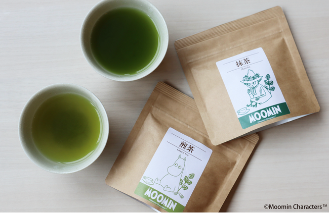 「ムーミン」パッケージの日本茶でホッとひと息癒し時間を。海苔屋の小善本店から国産の茶葉を使用した「ムーミン」のお茶を５月１日に発売！