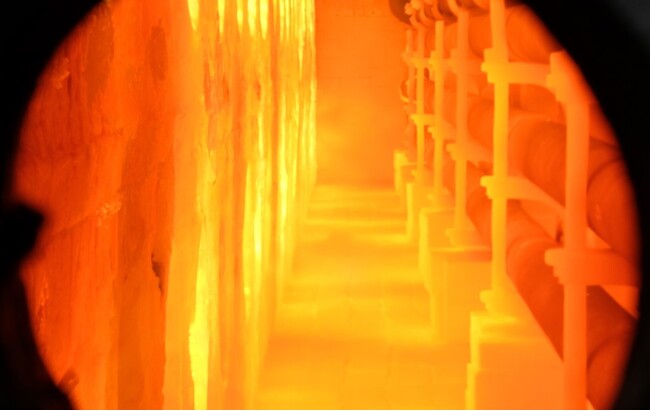 出光興産徳山事業所のナフサ分解炉において，アンモニア燃焼技術を実証