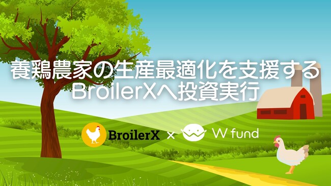 【W fund・東南アジア】養鶏農家の生産最適化を支援するBroilerXへ投資実行