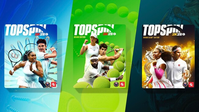 すべてをラリーに『TopSpin(R) 2K25』日本発売開始