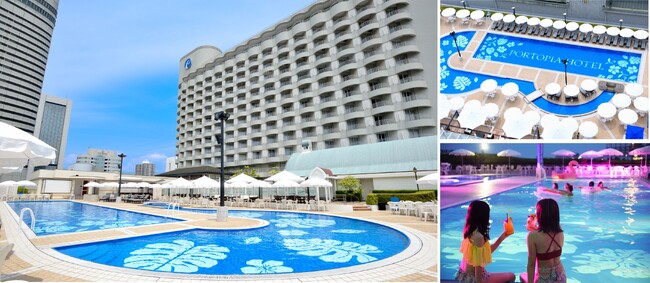 【ポートピアホテル】2024年4月27日（土）予約受付開始！ルーフガーデンプール・ポートピアナイトプール7月12日（金）OPEN！～アウトドアプールで楽しむ　ココロはじける、夏～
