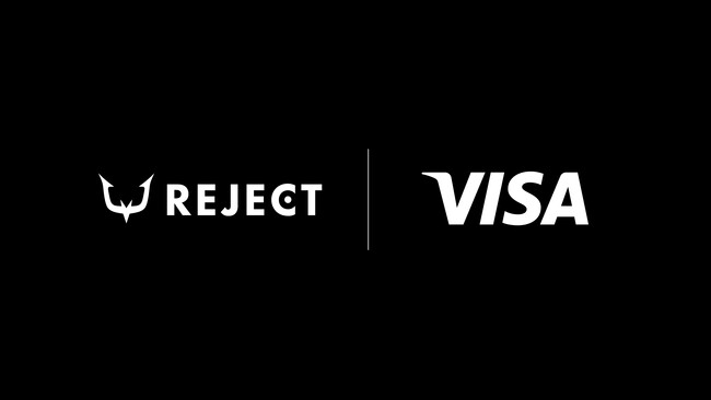 Visa、プロeスポーツチーム「REJECT」とスポンサーシップ契約を締結