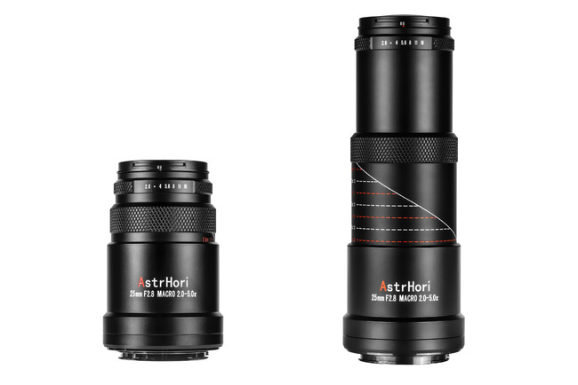 E＆IクリエイションニュースAstrHori アストロリ 25mm F2.8 MACRO 2X-5X スーパーマクロレンズ 発売中