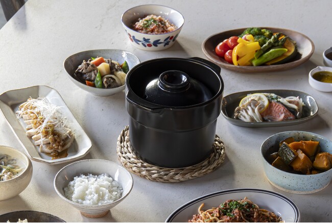 「炊く」「煮る」「蒸す」の1台3役ご飯もおかずもレンジで簡単調理『電子レンジ調理土鍋TETTORI(テットリ)』発売！