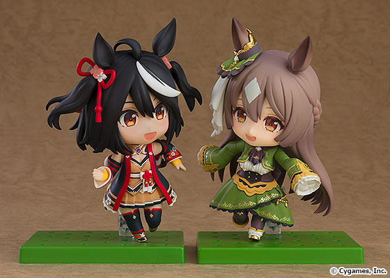 ゲーム『ウマ娘 プリティーダービー』より、「キタサンブラック」と「サトノダイヤモンド」がねんどろいどで登場です！