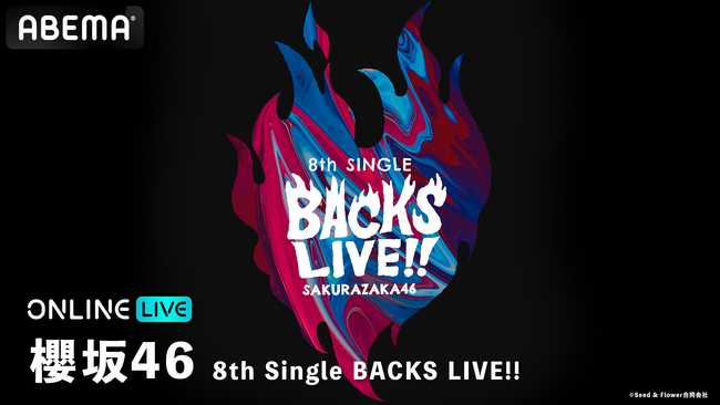 櫻坂46『8th Single BACKS LIVE!!』 DAY1・DAY2を「ABEMA PPV ONLINE LIVE」にて2024年5月9日（木）、10日（金）18時30分より両日生配信決定