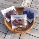 ペット用「富岡シルク」蝶ネクタイ。リードやハーネスに付けて富岡シルクを体感しよう♪ ペット用「富岡シルク」蝶ネクタイ。リードやハーネスに付けて富岡シルクを体感しよう♪