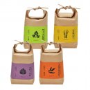 米袋に包まれた薬味の栽培セット2 米袋に包まれた薬味の栽培セット2