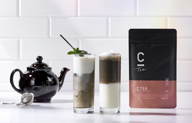 シリーズ共通成分のチャコールに加え2種の機能性関与成分配合！”皮下脂肪と内臓脂肪”両方にアプローチする日本初*1のミルクティー「C TEA」発売