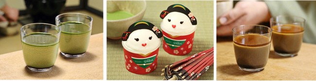 “なめらかプリンブーム”の火付け役「パステル（PASTEL）」　　　　　　　　　　「祇園辻利」と共同開発したスイーツ3品