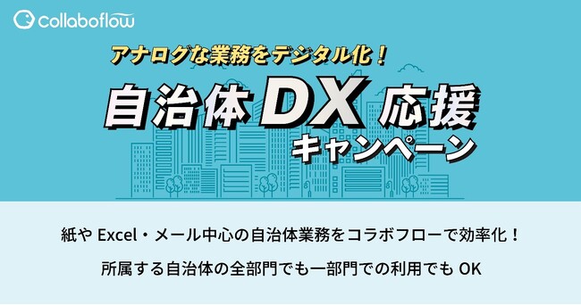 コラボスタイルが自治体業務のデジタル化をサポートする「自治体DX応援キャンペーン」を開始