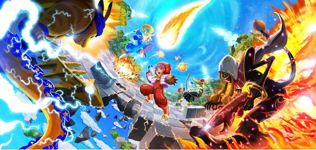 『でらゲー』×『テレビ朝日』が開発中の  スマートフォンゲーム『メテオアリーナ』のメインビジュアルを公開