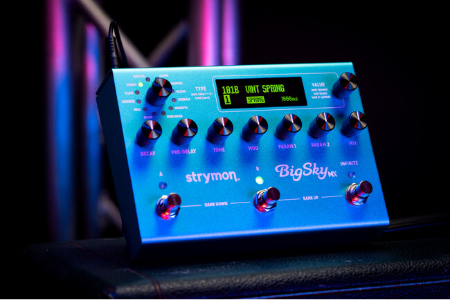 次世代リバーブワークステーション、StrymonからBigSky MXが登場