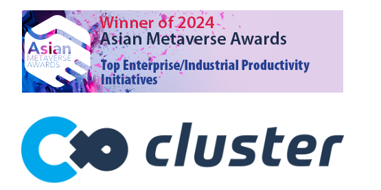 【受賞】クラスターが世界的なメタバース表彰イベント「Asian Metaverse Summit & Awards」において企業や産業の生産性向上への取り組みが評価され、トップ企業として選出されました