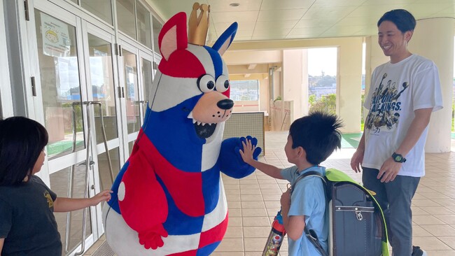 ゴーディーによるあいさつ運動(24年度4月)実施のご報告