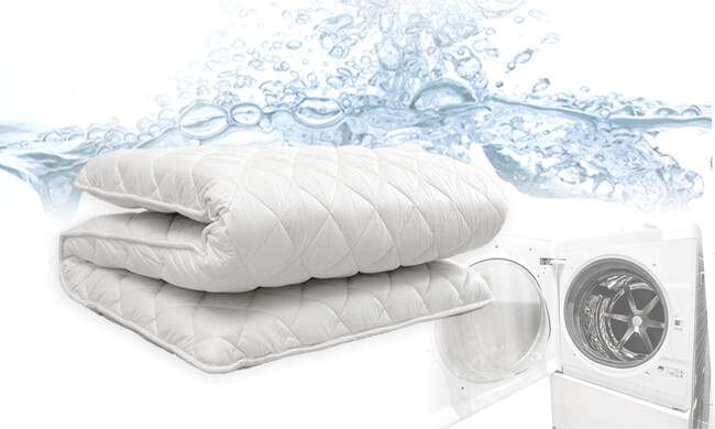 コインランドリーで何度も洗える敷布団が２種類登場 ～固綿・高弾性ウレタン入りで快適なのに、清潔に使える！～