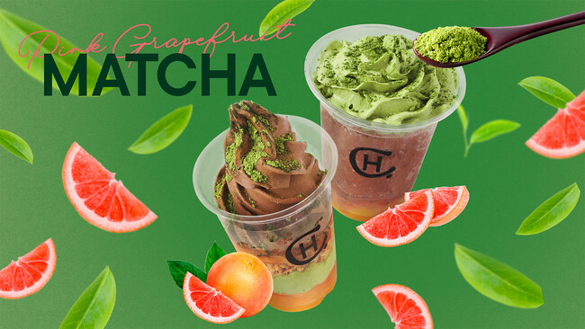 期間限定「抹茶とピンクグレープフルーツのパフェ」と「抹茶とピンクグレープフルーツのフラッペ」が登場／チョコレートブランド 「 Hotel Chocolat-ホテルショコラ- 」