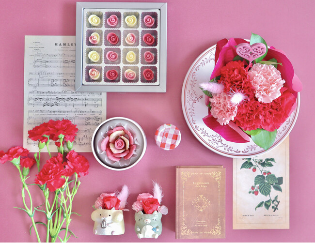 【進化系フラワーショップkarendo】お花屋さんが作る「母の日」をより華やかに彩る新作チョコレートが季節限定発売