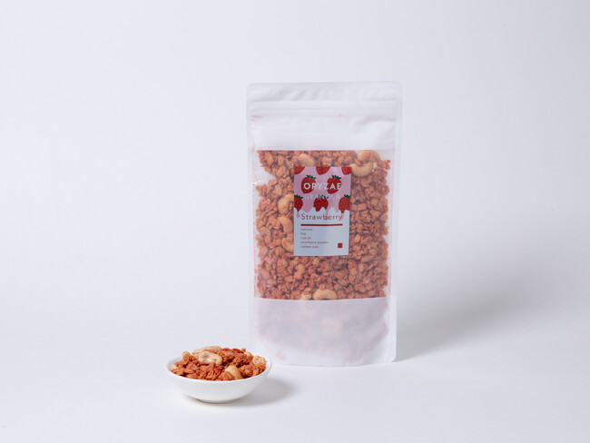 発売2日間で即完売した限定グラノーラを定番化！「ORYZAE GRANOLA いちご」が販売スタート