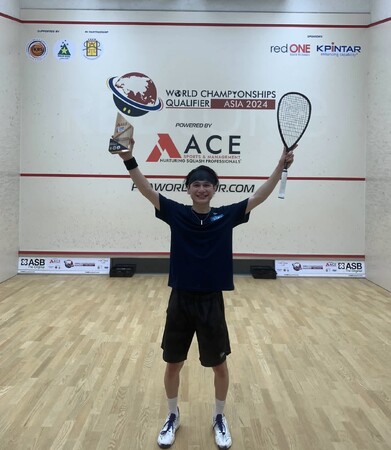 2023‐2024 CIB PSA World Championships（アジア予選）ダイナム所属机龍之介が優勝し世界選手権初出場へ