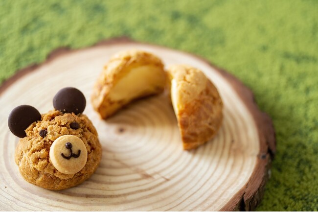 【北海道北湯沢温泉/森のソラニワ】森のソラニワ限定!『くまさんシュークリーム』