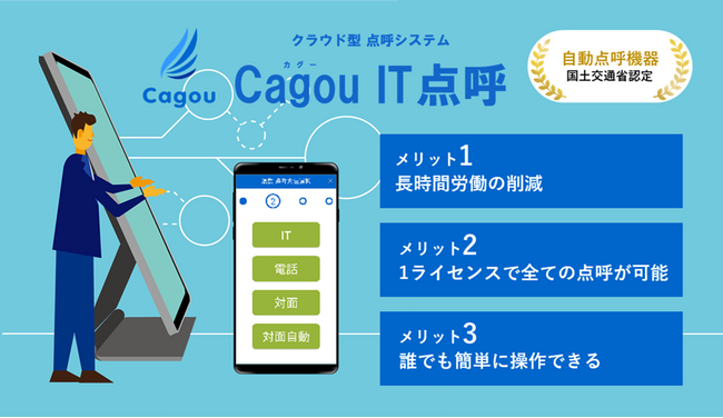 クラウド型点呼システム「Cagou IT点呼」業務後自動点呼機能をリリース