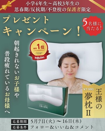 【学研のフリースクール・サポート校WILL学園】がInstagramアカウントにて“安眠枕”プレゼントキャンペーンを開催中！