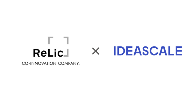 事業共創カンパニーのRelic、国際的なイノベーション方法論でアイデア創出支援をするIdeaScaleジャパン株式会社と業務提携