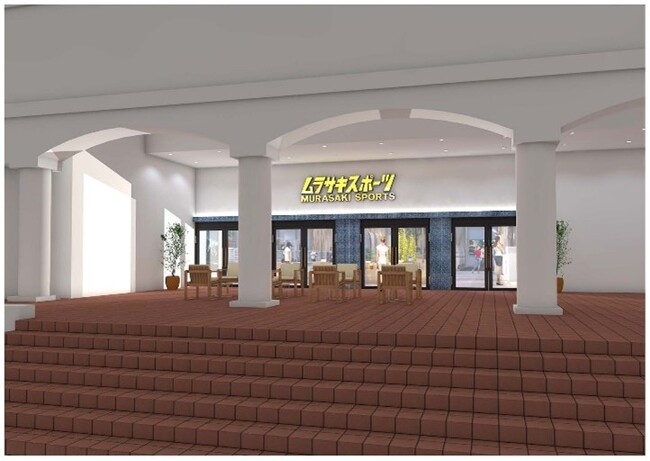 ムラサキスポーツ初プロデュースのカフェ併設、サーフボードサブスク導入のサーフリゾート型店舗「ムラサキスポーツ　宮崎青島店」2024年7月13日（土）オープン!!