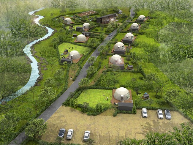 【2024年7月GRAND OPEN】 四季折々の大自然を感じる愛知最大級の全室サウナ付きグランピング「SHITARA VILLAGE-シタラヴィレッジ」