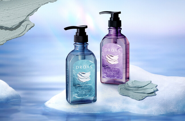 DROAS夏限定「クールクレイヘアケアシリーズ」が5月22日に新発売！氷河クレイ*×夏の乾燥ダメージケア成分**配合で髪も地肌もスッキリ冷感ケア***ダメージリペアシリーズが新たに追加