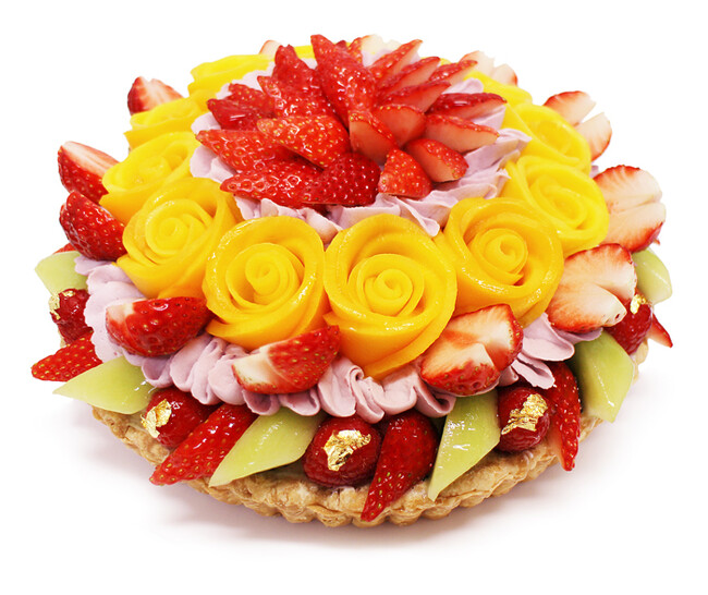 フルーツの花束に思いを込めて！カフェコムサで「母の日限定ケーキ」を展開
