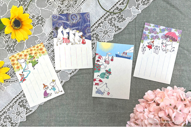 『ムーミン 季節の伊予和紙はがき 2024夏』の販売開始しました