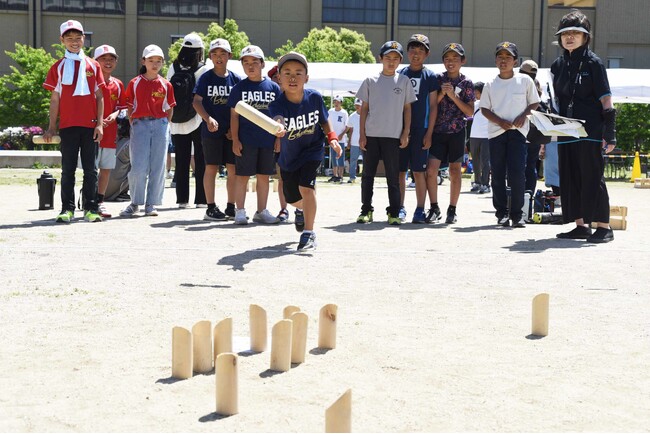【兵庫県川西市2024】 モルックを通じて、子どもたちの交流を活発に